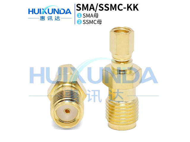 SMA/SSMC-KK SMA female to SSMC female high frequency precision adapter 17g SSMC to SMA connector