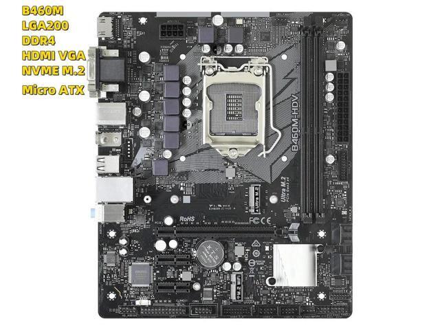 For B460M-HDV Motherboard B460M DDR4 64GB Support 10th generation Core CPU LGA1200 NVME M.2