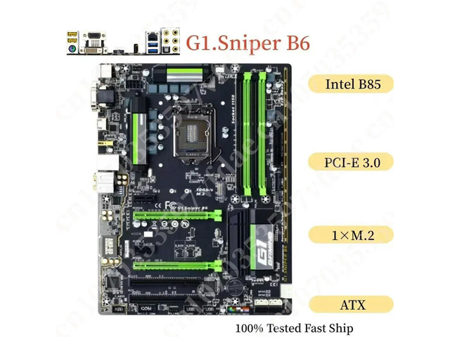For G1.Sniper B6 Motherboard 1150 DDR3 32GB LGA ATX Mainboard 100% Tested Fast Ship