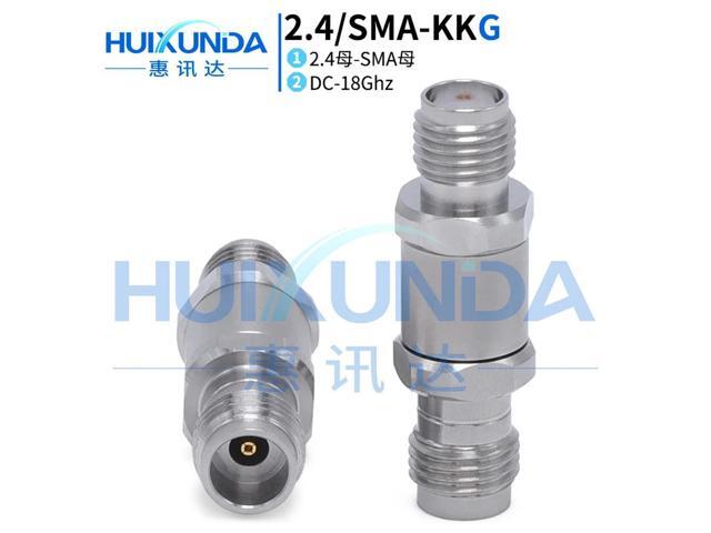 2.4MM/SMA-KKG millimeter wave 18G test grade SMA female adapter 2.4MM female adapter SMA/2.4-KKG