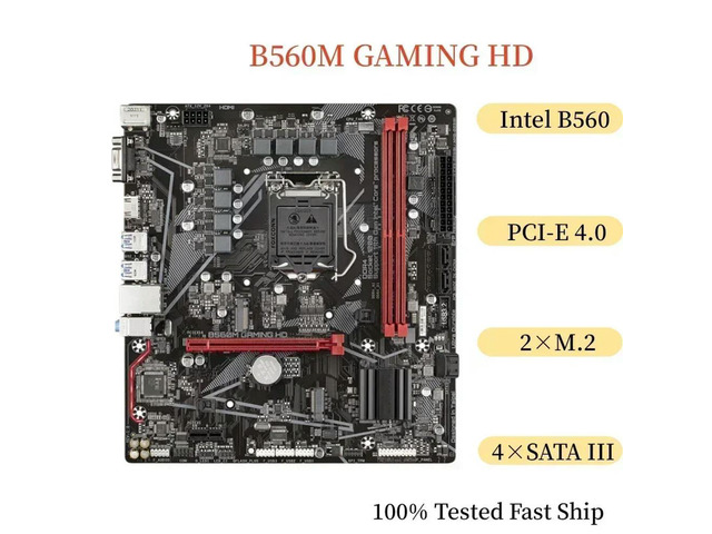 For B560M GAMING HD Motherboard 64GB LGA 1200 DDR4 Support 10/11th CPU Micro ATX Mainboard 100% Tested Fast Ship