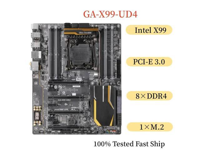 For GA-X99-UD4 Mtherboard 128GB LGA 2011-V3 DDR4 ATX Mainboard 100% Tested Fast Ship