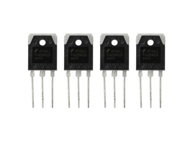 4X Power Transistor IGBT 1200V 313W FGA25N120