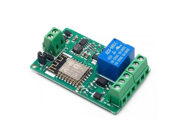 ESP8266 Relay Module 10A 220V Network Relay Module Input DC 7V~30V 4 Layers Board TVS Input Automatic Protection