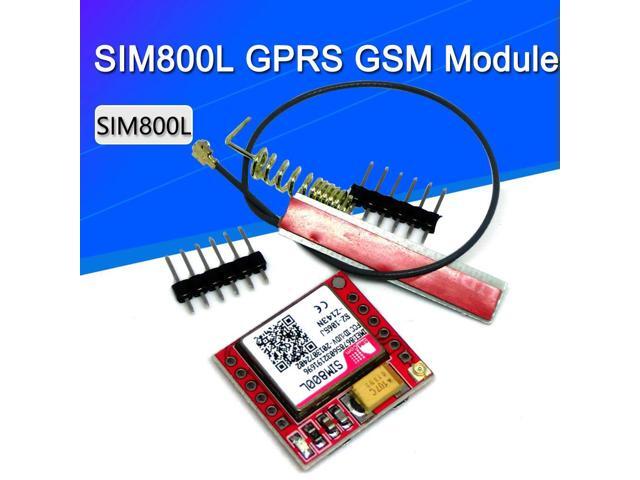 SIM800L GPRS GSM Module Core Quad-band TTL Serial Port IPX Interface PCB Antenna Micro SIM Card for Phone