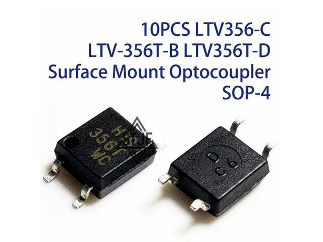 10PCS LTV356-C LTV-356T-B LTV356T-D Surface Mount Optocoupler SOP-4