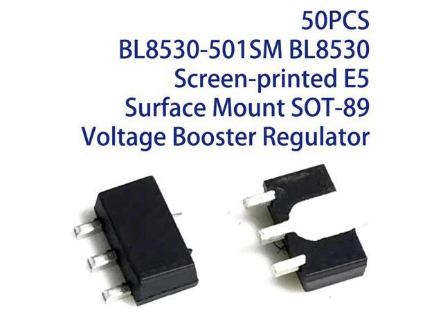 50PCS BL8530-501SM BL8530 Screen-printed E5 Surface Mount SOT-89 Voltage Booster Regulator