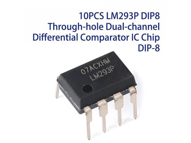 10PCS LM293P DIP8 Through-hole Dual-channel Differential Comparator IC Chip DIP-8