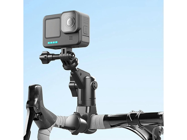 Camera Monopod Mount 360 Rotating Motorcycle Bike Camera Holder for Insta 360 X2 X3 X4 Go Pro 12 11 10
