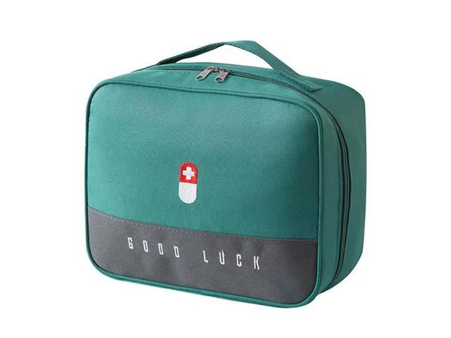 Family First Aid Kit Bag Oxford Cloth First Aid Bag Survival Kit Container for Household Travel Camping