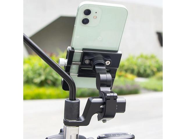 GUB MD236 Rearview Mirror Mount Extender Bracket Aluminum Alloy for Motorcycle Electric Bicycle Universal Adapter Holder Mount