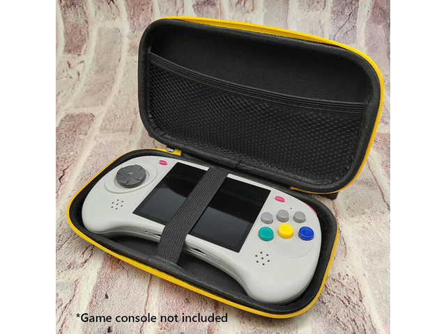 Hard Carrying Case Shockproof Carrying Case Bag EVA with Mesh Pocket Anti-Drop for RG ARC-D RG ARC-S Handheld Game Console