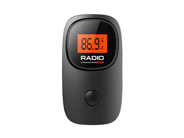 Pocket Radio with Earphone Digital Tuning Radio with Clip Operated Radio for Walking Jogging
