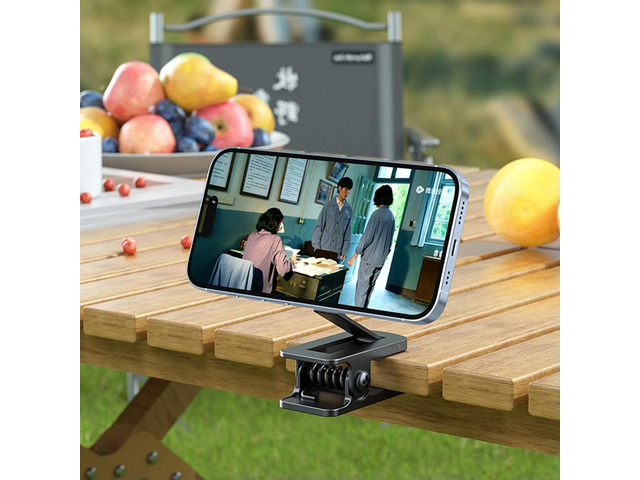 Magnetic Airplane Travel Essentials Phone Holder Foldable Clip Travel Must Haves Phone Stand Alloy l for 15 14 13 12