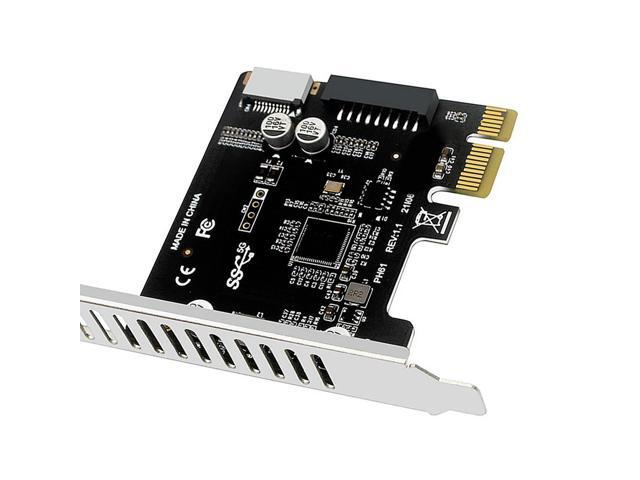 Computer PCI-E To USB 3.0 PCIE Expansion Card 19PIN PCI-E To USB 3.0 Hub Splitter Extender Card