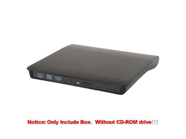 Non Slip USB 3.0 SATA External DVD CD-ROM RW Player Optical Drive Enclosure Case
