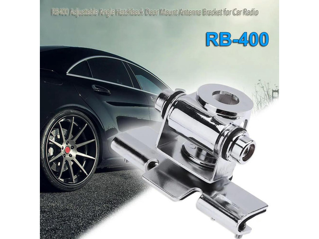 RB-400 Mobile Radio Antenna Bracket SO239 Connector Car Radio Antenna Clip Mount