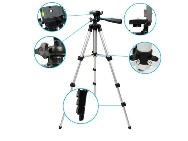 Universal Tripod Stand Aluminum Mini Tripod Desktop Tripod for DSLR Camera Video Camcorder
