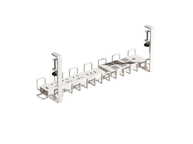 Under Table Cable Management Trays No Drill Clamp Mounted Cord Organizer Wire Cord Organizer Home Accessories
