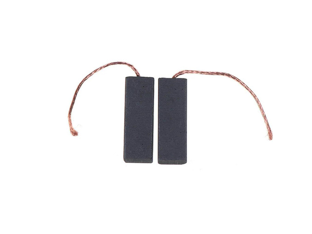 for Washing Machine Carbon Brush Motor Copper Accessories with 58mm Length Lead 5x13.5x40mm Black 2PCS