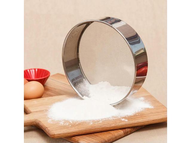 Fine Mesh Oil Strainer Sifter Stainless Steel Flour Sieve Kitchen Sugar Filter