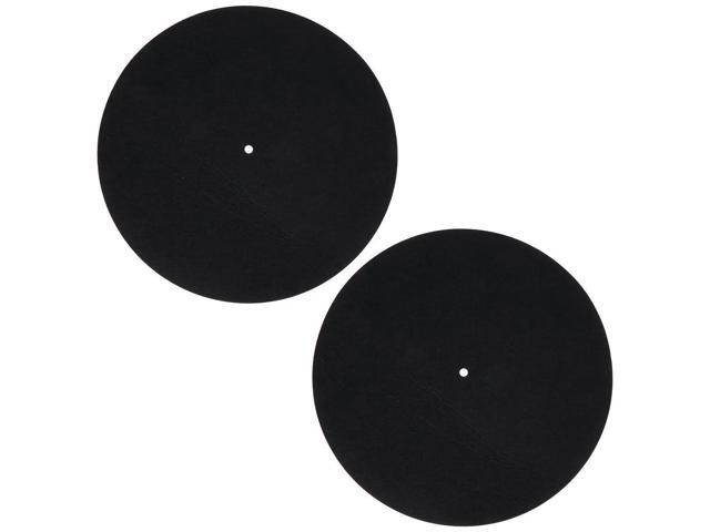2Pcs Record Protective Mat Premium Felt Anti-Static Vinyl Record Mat Disc Protective Pad Turntable Accessories Reduce Vibration