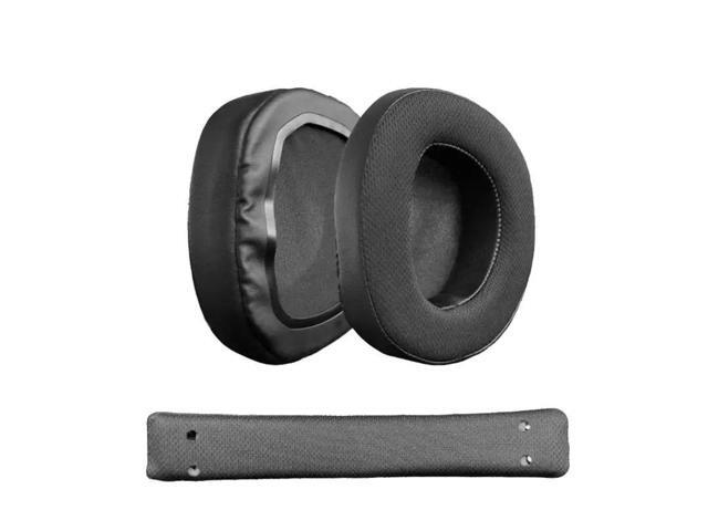 For ROG Theta 7.1 Earphone Replacement Ear Pads Noise Isolation Memory Foam Cushion Earmuff Set Earpads