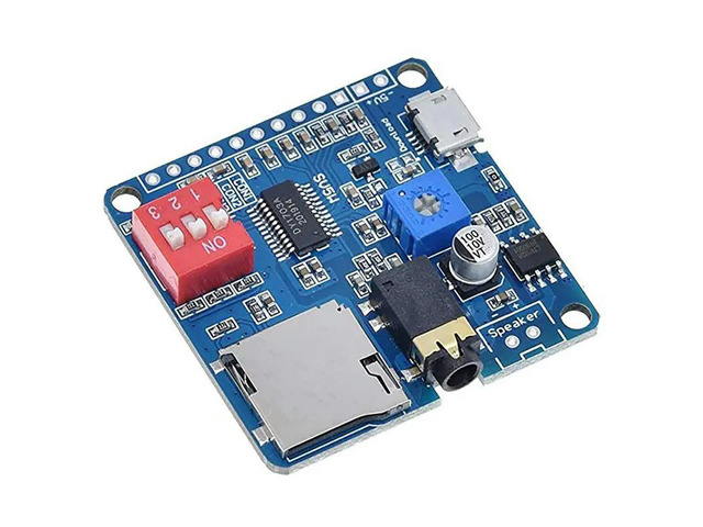 3X DY-SV5W Voice Playback Module For MP3 Music Player Voice Playback Amplifier 5W SD/TF Card Integrated UART I/O Trigger