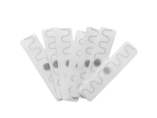 10Pcs UHF RFID Tag Hot Melt Glue Woven Fabric Washable Laundry Tag UHF Laundry Management Tags For Garment Washing