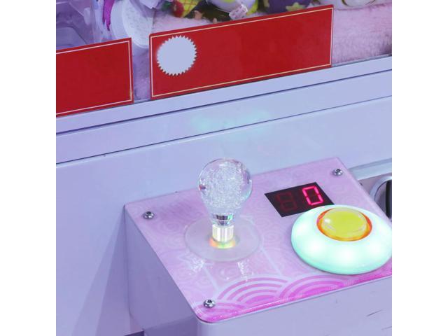 10Pcs Clear Joystick Sleeve Kit Plastic Replacement Cover for Gaming Console Claw Machine Stick Gaming Machine Maintenance