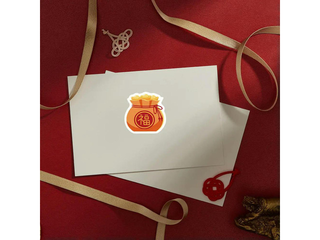 2 Bags Waterproof Seal Stickers Year of The Rabbit Theme Decorative Sealing els for Envelopes Gift Bags Candy Boxes