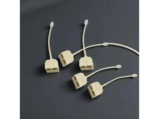 5Pcs Rj11 Socket Splitter for Landline Telephone Two Way Phone Line Splitter Telephone Plug Adapter Rj11 Male to Female