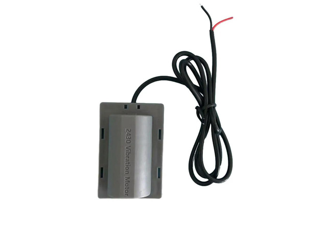 2430 Vibration Motor Waterproof DC12V 3W 0.35A 4500RPM Frog Feeding Massage Belt Chair Pillow Vibration Motor with Flat Base