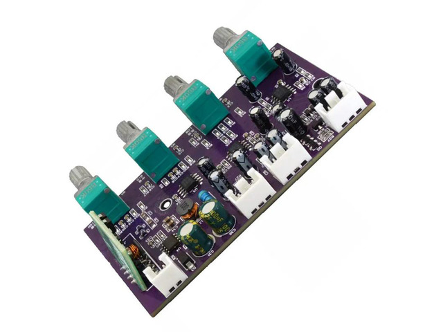 NE5532 Tone Board For HIFI Outdoor Speaker-3-Band Balanced(Bass, Mid, Treble) Preamp With DC9-29V Single Power Supply
