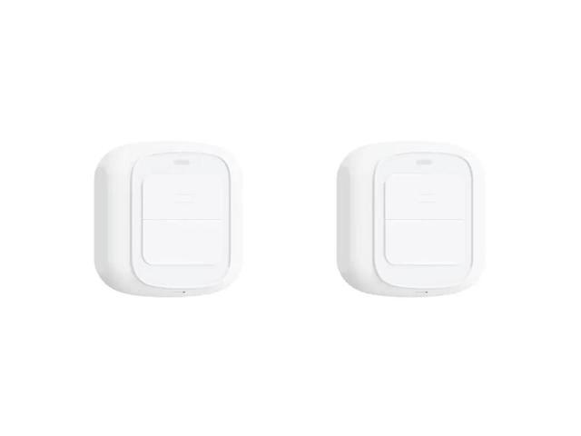 2X Tuya Button Scene Switch Light Wall Switch Low Power Consumption No Wiring For One Tap To Run