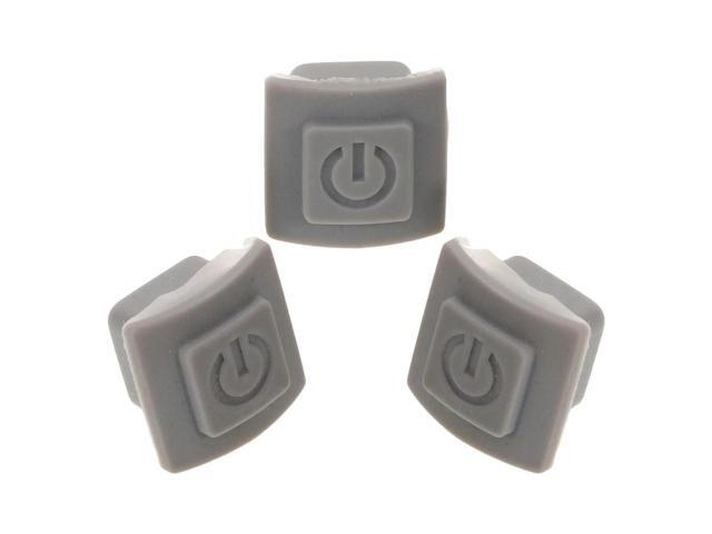 3Pcs Silicone Rubber Microphone Button Replacement Sensitive Mic on Off Switch Protector for Studio Ktv