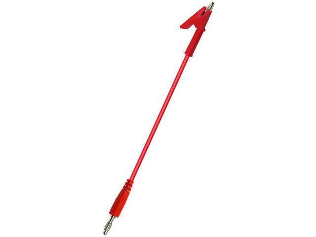 Silicone Wire Regulated Power Supply Cable 1000V/15A 4mm Pure Copper Banana Plug to Alligator Clip Test Cable Red and Black