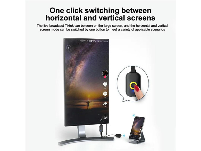 4K HD Phone Projector Dual Band Screen Projector TV Stick Miracast Receiver Screen Display Video Adapter