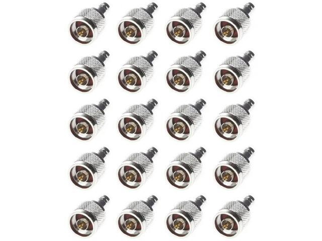 20X N Type Male Jack To BNC Female Plug Straight Connector