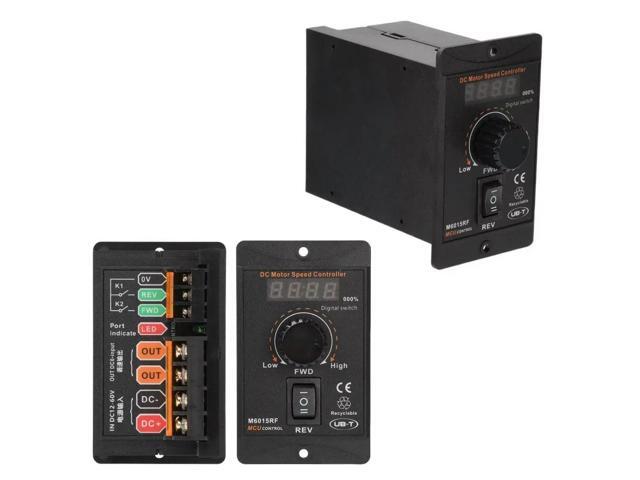 PWM Motor Speed Controller DC12-60V 15A Digital Display 20kHz High Power DC Motor Governor Forward Reverse Electronic Regulator