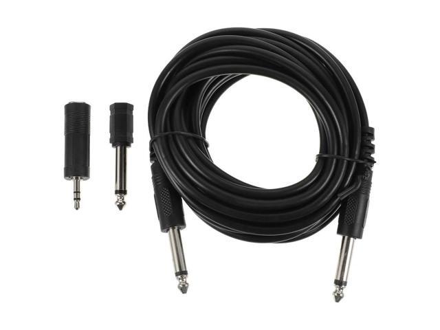 1Set Guitar Instrument Cable Professional Spiral Braided Noise-Reduction Fast Signal Transmission Electric Guitar Bass