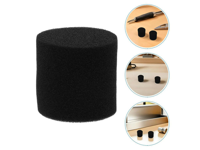 4Pcs Reflex Port Plug Speaker Cabinet Sponge Stopper for Enhanced Bass Response Sound Clarity Wind Noise Reduction 53Mm Diameter