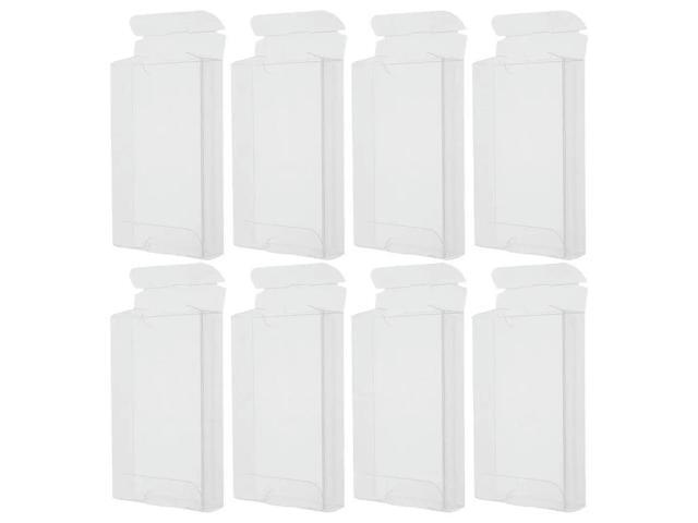 8Pcs PVC Cassette Tape Protector Case High Transparency Vintage Music Box Audio Tape Organizer Dust Moisture Proof