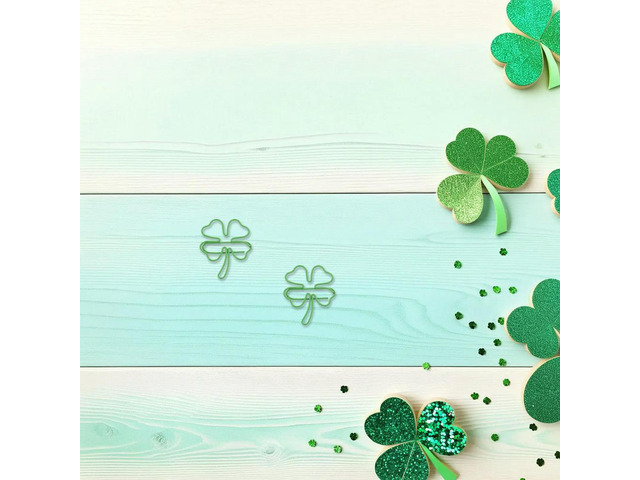 80Pcs Four-Leaf Clover Paper Clips Cute Shamrock l Bookmark Clips for Planner Journal Stationery Decor St. Patrick's Day
