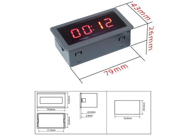 4 Digit Timer Delay Switch Controller Remote Timing Switch DC6-30V LCD Digital Counter Module with Controller