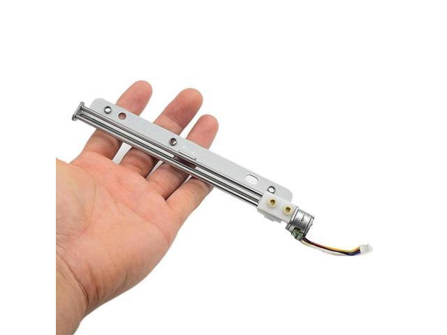 Mini Linear Slide Table 15mm 2 Phase 4 Wire Stepper Motor 123mm Stroke 9-15V 100-650mA Long Travel Linear Screw Stepping Motor