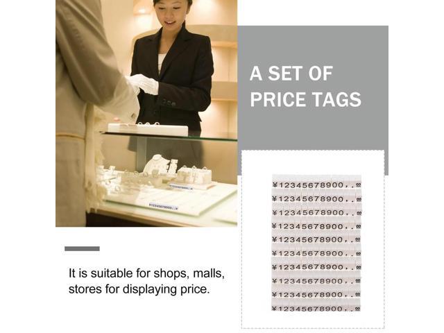 10Pcs Price Tags Plastic Premium Advertising els Lightweight Jewelry Display Store Mall Supermarket Price Signs