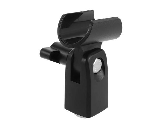 2Pcs Adjustable Microphone Clip Holder with Cold Shoe Mount and Dual-Side Clamp for Condenser Mic Podcasting Interview Streaming