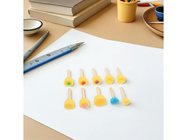 32Pcs Sponge Paint Brushes Sponge Stamps Set Creative DIY Arts Crafts Painting Tools Drawing Supplies Early