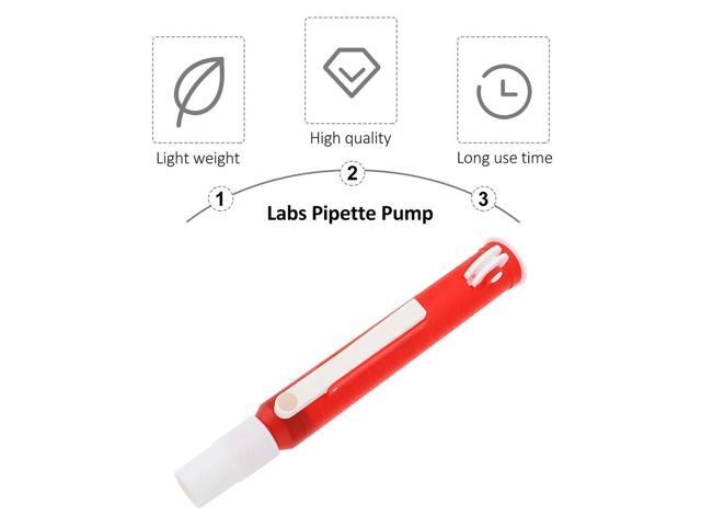 oratory Pipette Pump Manual Plastic Scientific Pipette Pump with Thumb Wheel Design for Precise Liquid Dispensing Rapid Side